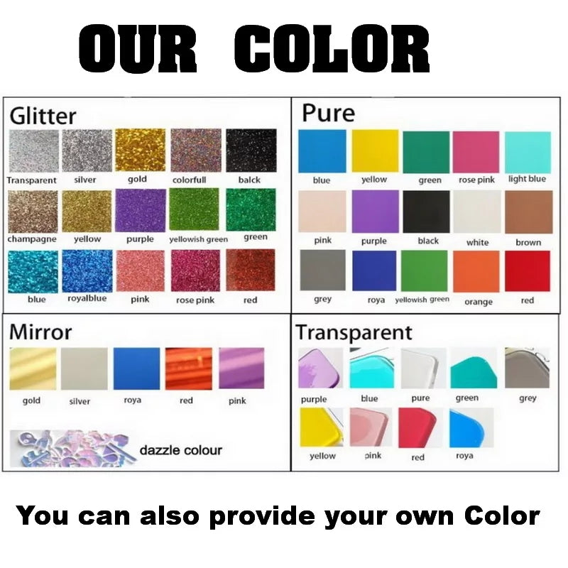 Name & Pic Color Necklace